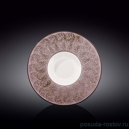 Тарелка 24 см глубокая сиреневая &quot;Splash&quot; / 261448