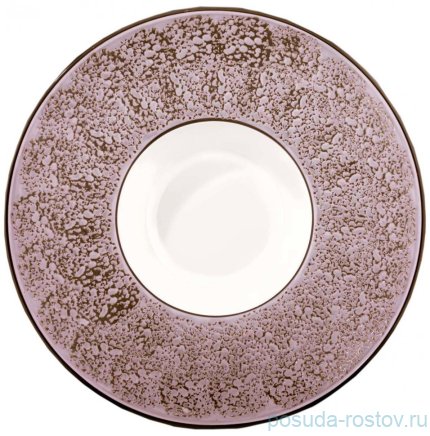 Тарелка 24 см глубокая сиреневая &quot;Splash&quot; / 261448