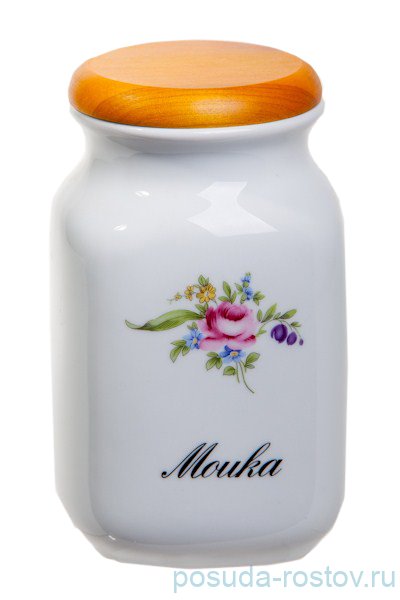 Банка 1 л  Мука "Полевой цветок" / 013262