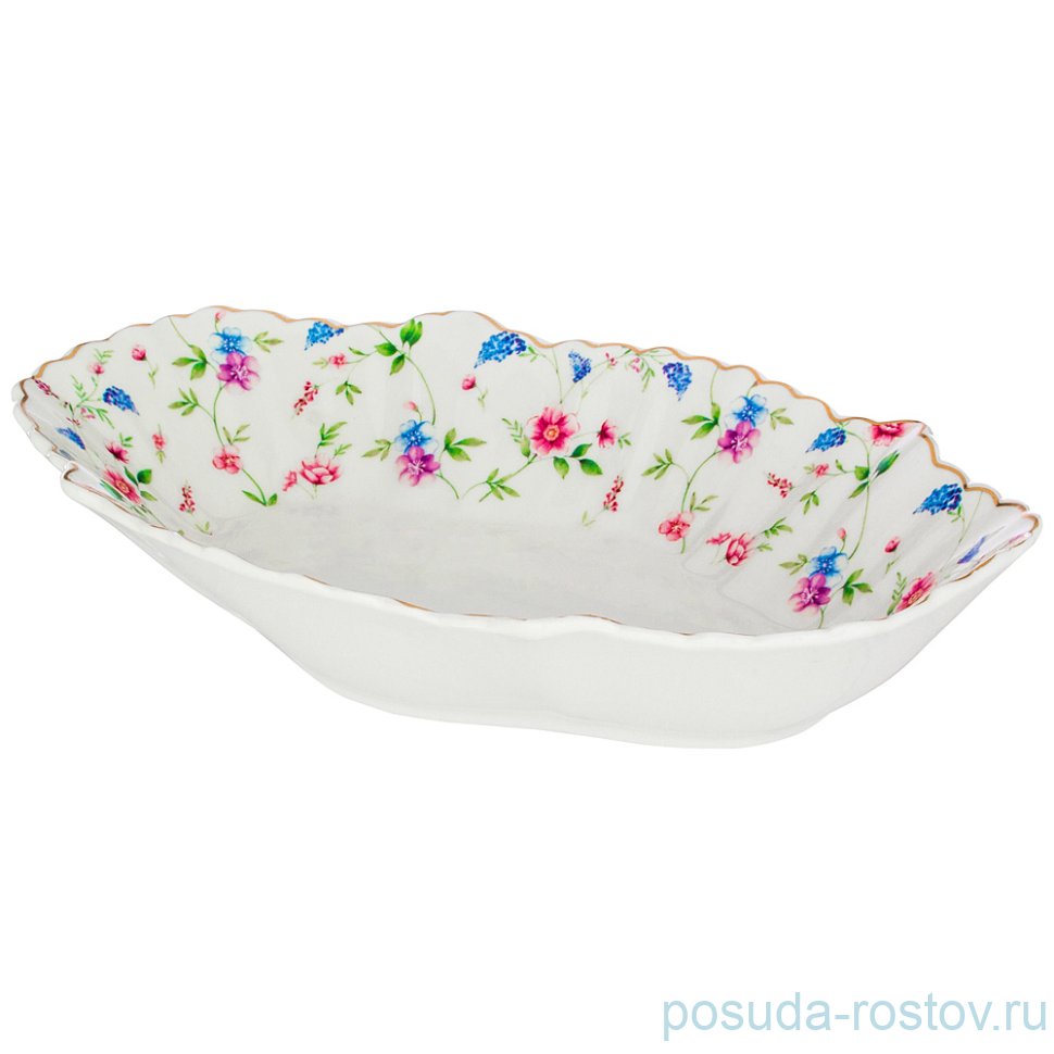 Блюдо 25 х 16,5 х 4 см овальное "Мускари" / 189506
