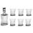 Набор для виски 7 предметов (графин 750 мл + 6 стаканов по 250 мл) &quot;Orcan&quot; / 104255