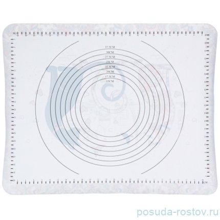Коврик для раскатки теста 50 х 39 см &quot;Парижские коты&quot; / 337303