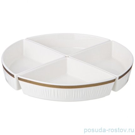 Менажница 4-х секционная на подставке &quot;Herbal&quot; / 341824