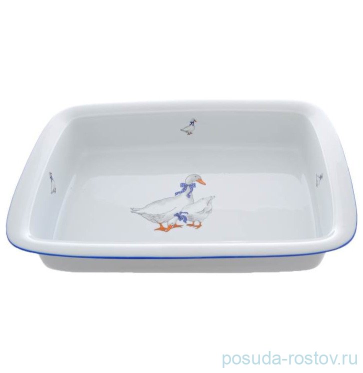 Блюдо для запекания 38 см прямоугольное "Ribby /Гуси" / 303054 Блюдо для запекания 38 см прямоугольное "Ribby /Гуси" / 303054