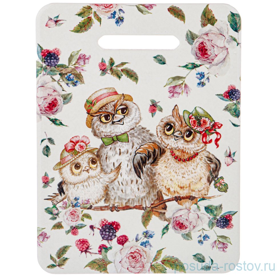 Подставка под горячее 15 х 20 см "Винтаж /Совушки" / 254888 Подставка под горячее 15 х 20 см "Винтаж /Совушки" / 254888