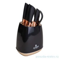 Набор ножей agness  на пластиковой подставке, 7 предметов / 367433