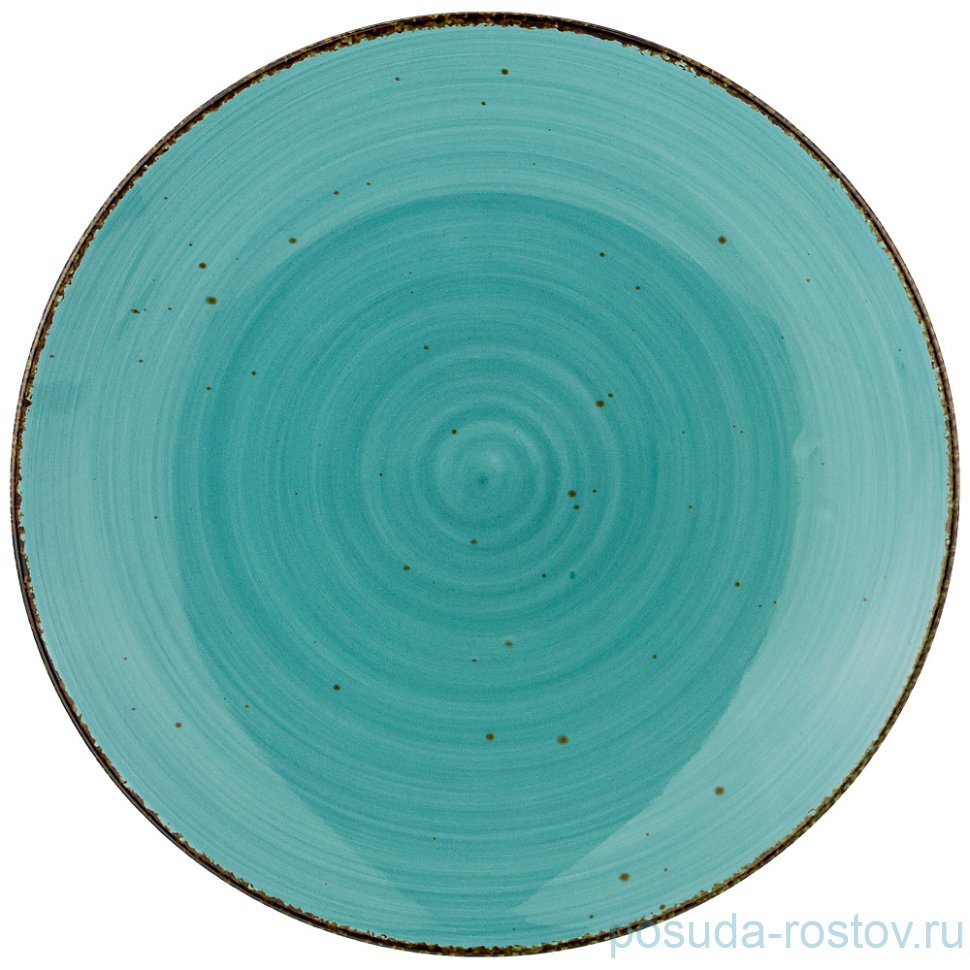 Тарелка 22,5 см 4 шт "Nature /Бирюзовый" / 210890