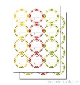 Этикетка для банок и бутылок с зажимом 24 шт "Tescoma /DELLA CASA" / 145679 Этикетка для банок и бутылок с зажимом 24 шт "Tescoma /DELLA CASA" / 145679