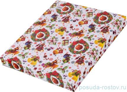 Блюдо 26 х 24 х 2,5 см Ёлка &quot;Снегири&quot; / 194729