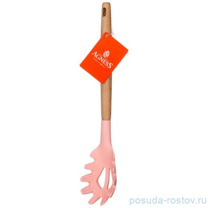 Ложка поварская 31,5 см коралловая / 278981