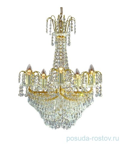 Люстра 9 рожковая хрусталь Titania Lux "Титания Люкс" h-98 см, диаметр-64 см / 075487 Люстра 9 рожковая хрусталь Titania Lux "Титания Люкс" h-98 см, диаметр-64 см / 075487