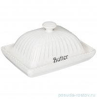 Маслёнка 16 х 11 х 7,5 см белая &quot;Soul kitchen&quot; / 301536