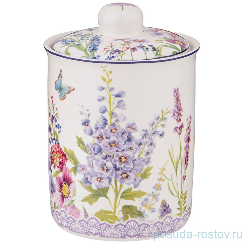 Банка для сыпучих продуктов 14,5 х 10,5 см 750 мл "прованс /лаванда" / 254061 Банка для сыпучих продуктов 14,5 х 10,5 см 750 мл "прованс /лаванда" / 254061