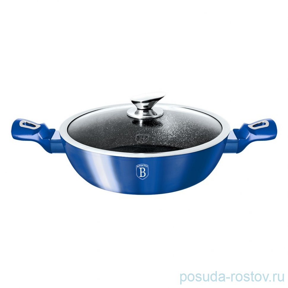 Сотейник 28 см с крышкой Berlinger Haus "Royal blue Metallic Line" / 134461 Сотейник 28 см с крышкой Berlinger Haus "Royal blue Metallic Line" / 134461