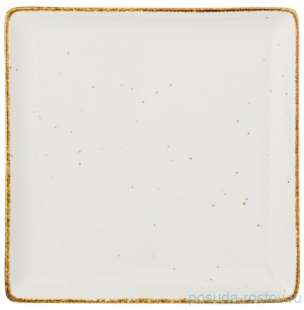 Тарелка 20 см 1 шт квадратная &quot;Nature&quot; (4шт.) / 210415