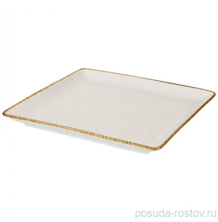 Тарелка 20 см 1 шт квадратная &quot;Nature&quot; (4шт.) / 210415