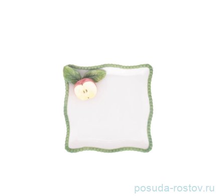 Блюдо 23 см квадратное &quot;Фрукты&quot; / 261874