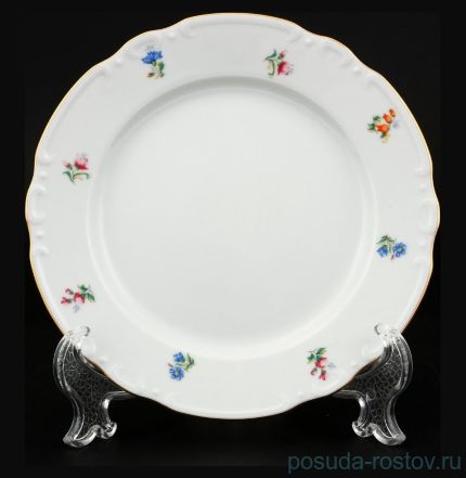Набор тарелок 18 предметов (19, 23, 24 см) &quot;Констанция /Мелкие цветы&quot; / 106234