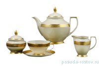 Чайный сервиз на 6 персон 15 предметов &quot;Констанц /Creme Gold 9349&quot; / 146625