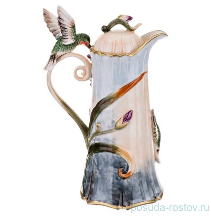 Кувшин для воды 1 л с крышкой &quot;Колибри&quot; / 206128