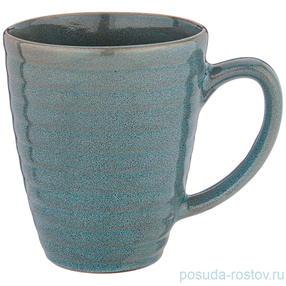 Кружка 477 мл 10 х 11,5 см серо-бирюзовая "лимаж" / 234777