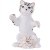 Фигурка 6 х 5,5 х 9 см белая &quot;Тигренок&quot; / 263827