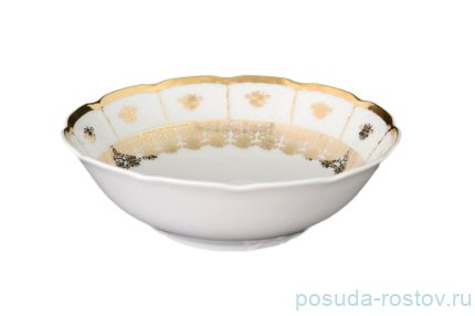 Салатник 16 см 1 шт &quot;Менуэт /Золотой орнамент&quot; / 245269