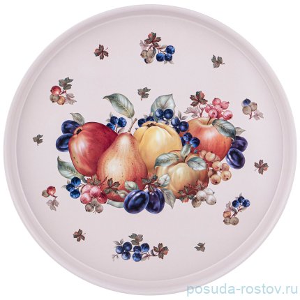Поднос 33 х 2,1 см сервировочный &quot;Фрукты&quot; / 255457