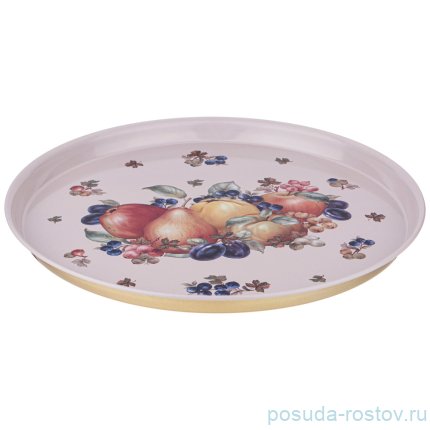 Поднос 33 х 2,1 см сервировочный &quot;Фрукты&quot; / 255457