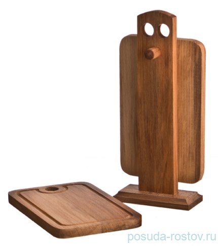 Набор разделочных досок вертикальных 26 х 16 см 2 шт &quot;Agness&quot;  / 199189
