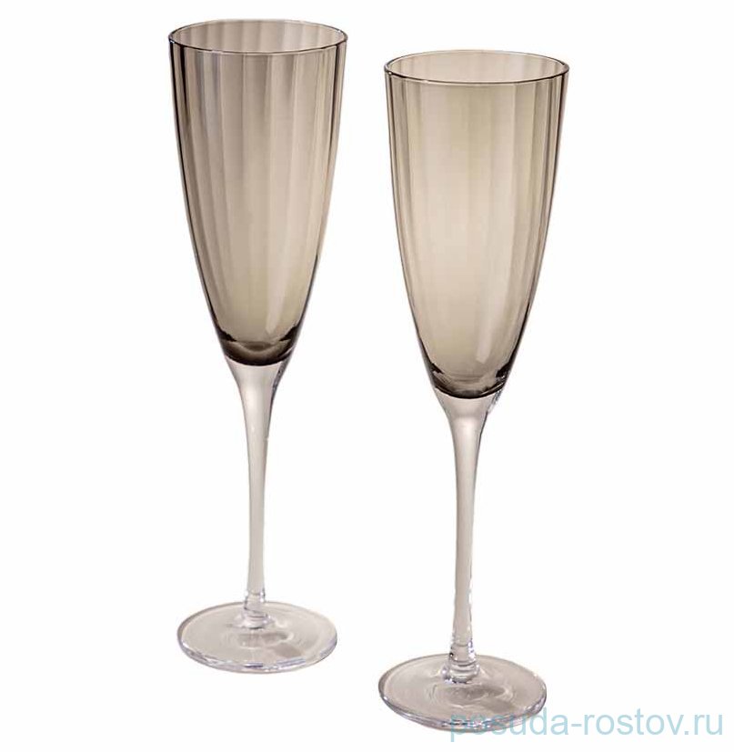 Бокалы для шампанского 290 мл 2 шт "Mirage grey" / 343527 Бокалы для шампанского 290 мл 2 шт "Mirage grey" / 343527