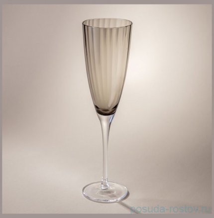 Бокалы для шампанского 290 мл 2 шт &quot;Mirage grey&quot; / 343527