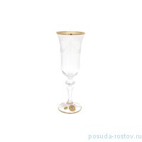 Бокалы для шампанского 150 мл 6 шт &quot;Лаура /Кружевной узор /золото&quot; / 228377