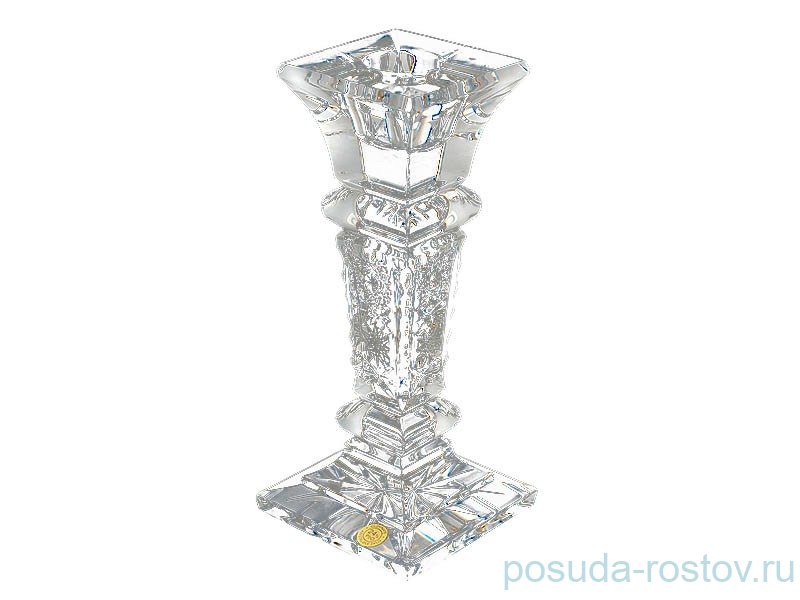 Подсвечник 15,5 см "Хрусталь резной" / 049264