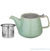 Заварочный чайник 1,2 л с металлическим ситом и крышкой зеленый &quot;luster&quot; / 228671
