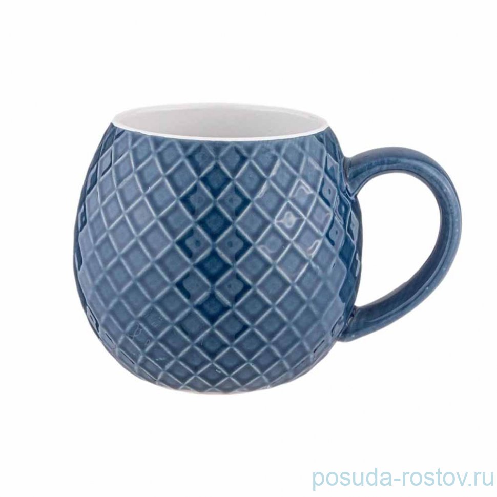 Кружка 470 мл синяя "Rhombus /Modern Kitchen" / 347143