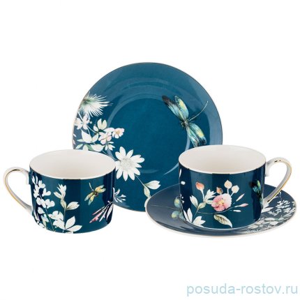 Набор чайных пар 250 мл 2 шт &quot;летний вечер&quot; / 189548