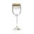 Бокалы для белого вина 260 мл 6 шт &quot;Эсприт /Золотая полоса, втёртая платина&quot; / 018345