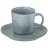 Набор чайных пар 6 шт &quot;серый&quot; / 193584