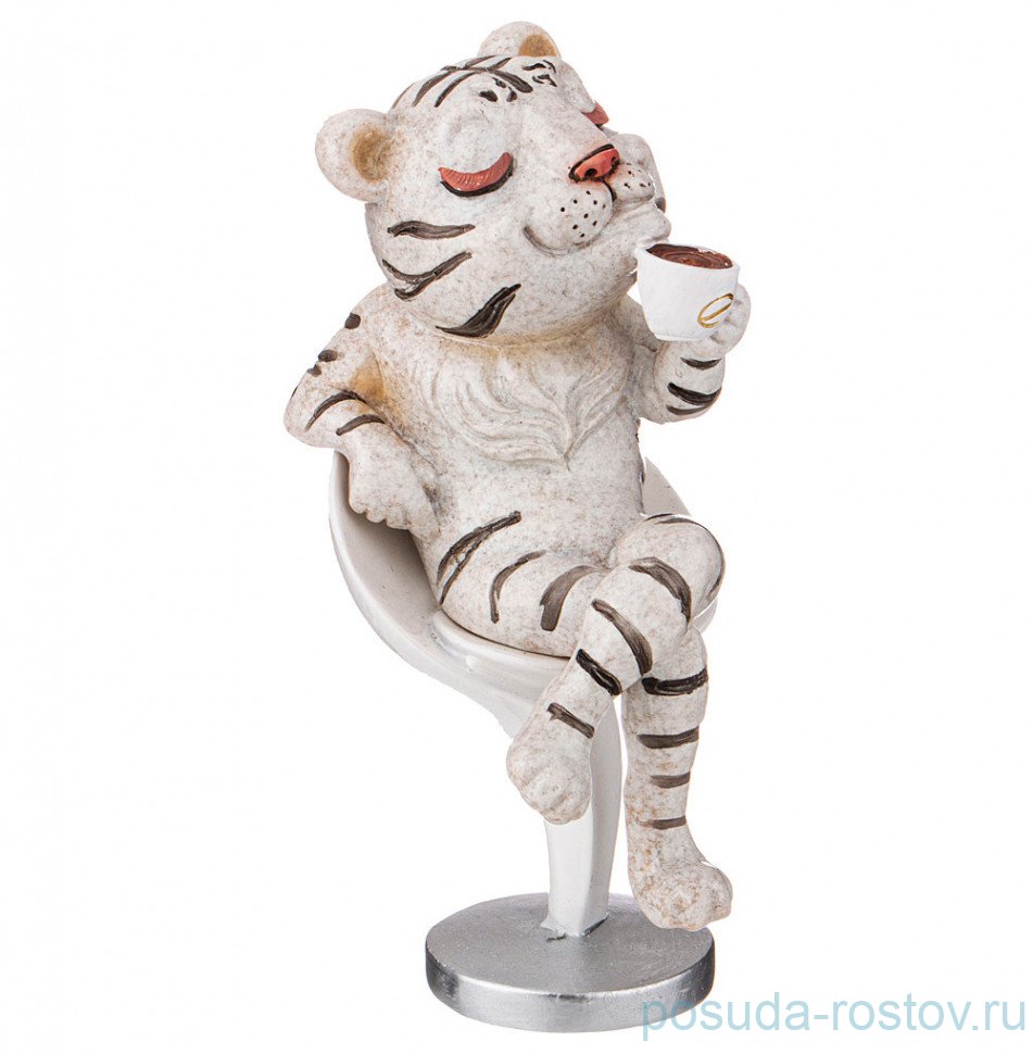 Фигурка 11 х 10 х 19,5 см белая "Тигруля" / 268802 Фигурка 11 х 10 х 19,5 см белая "Тигруля" / 268802