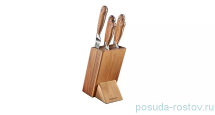 Набор кухонных ножей 5 предметов на подставке &quot;FEELWOOD / 247528