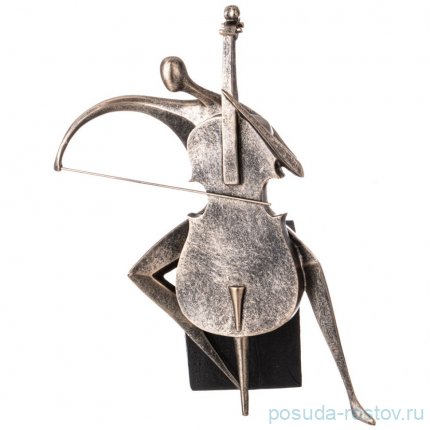 Фигурка декоративная абстракция. виолончелист 25,3х13,8х32 см / 345675