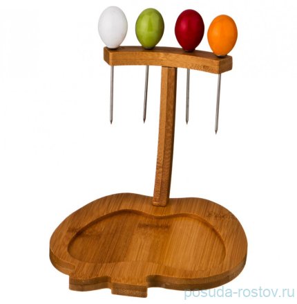 Салатник 16,5 х 15 х 12 см + 4 вилочки / 192458