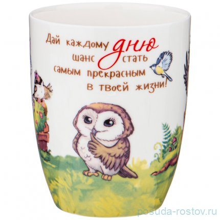 Кружка 400 мл &quot;желаем счастья!&quot; / 227333