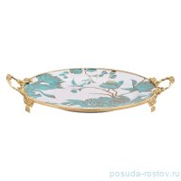 Блюдо 38 х 31 х 5,5 см овальное с ручками н/н / 368908