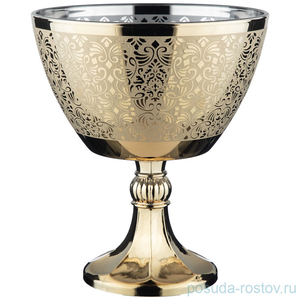 Ваза для фруктов 18,8 х 22 см н/н "Золотой либерти" / 233397