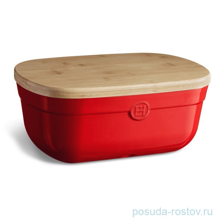 Хлебница 35,5 x 24,5 x 15,8 см с разделочной доской 6,5 л гранат "Emile Henry" / 379067 Хлебница 35,5 x 24,5 x 15,8 см с разделочной доской 6,5 л гранат "Emile Henry" / 379067