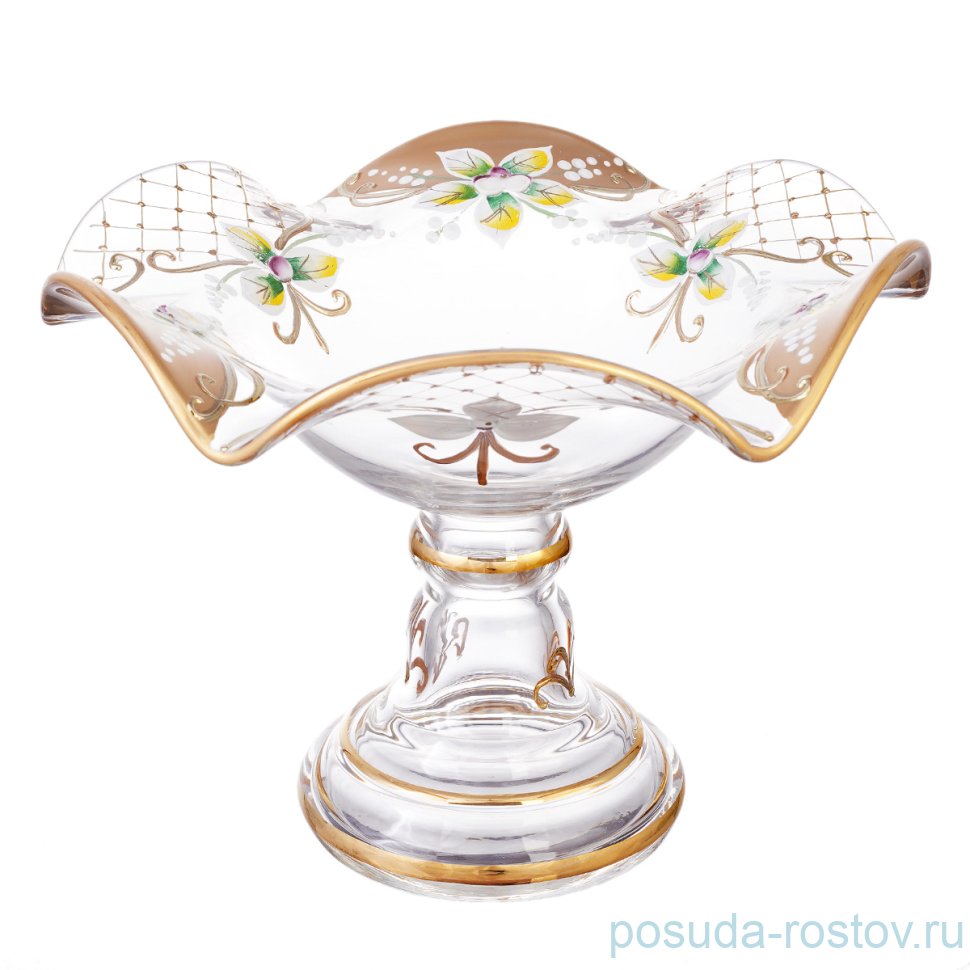Конфетница 22 см н/н "Лепка прозразная "SC / 171492 Конфетница 22 см н/н "Лепка прозразная "SC / 171492