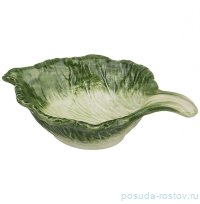 Блюдо 20 х 13 см глубокое лист &quot;капуста&quot; (2шт.) / 198780