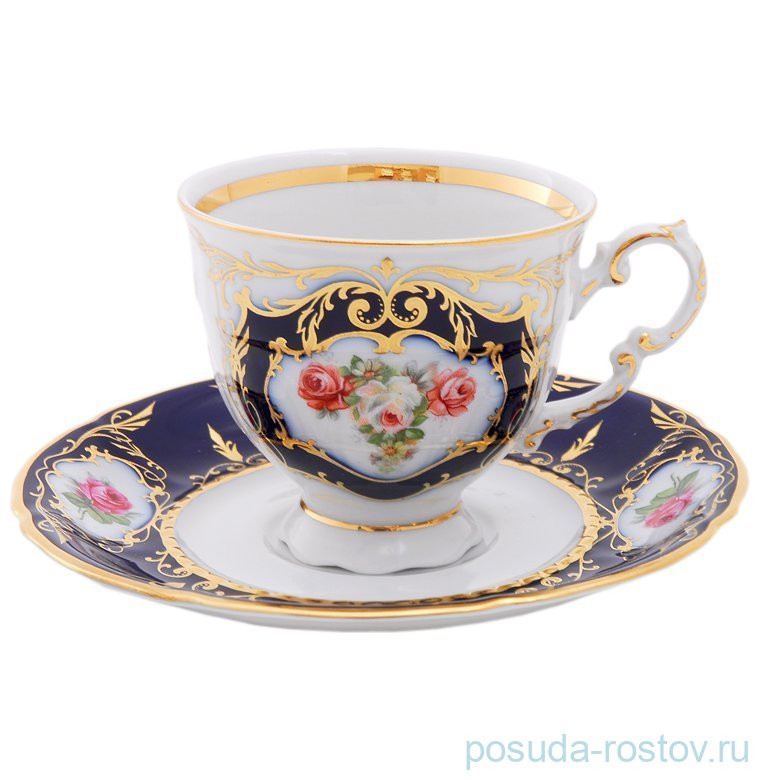 Кофейная пара 150 мл 1 шт "Соната /Роза /Кобальт" / 374494